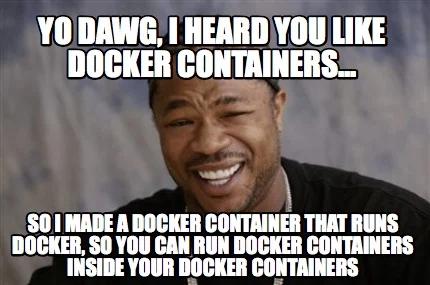 Docker containers inception